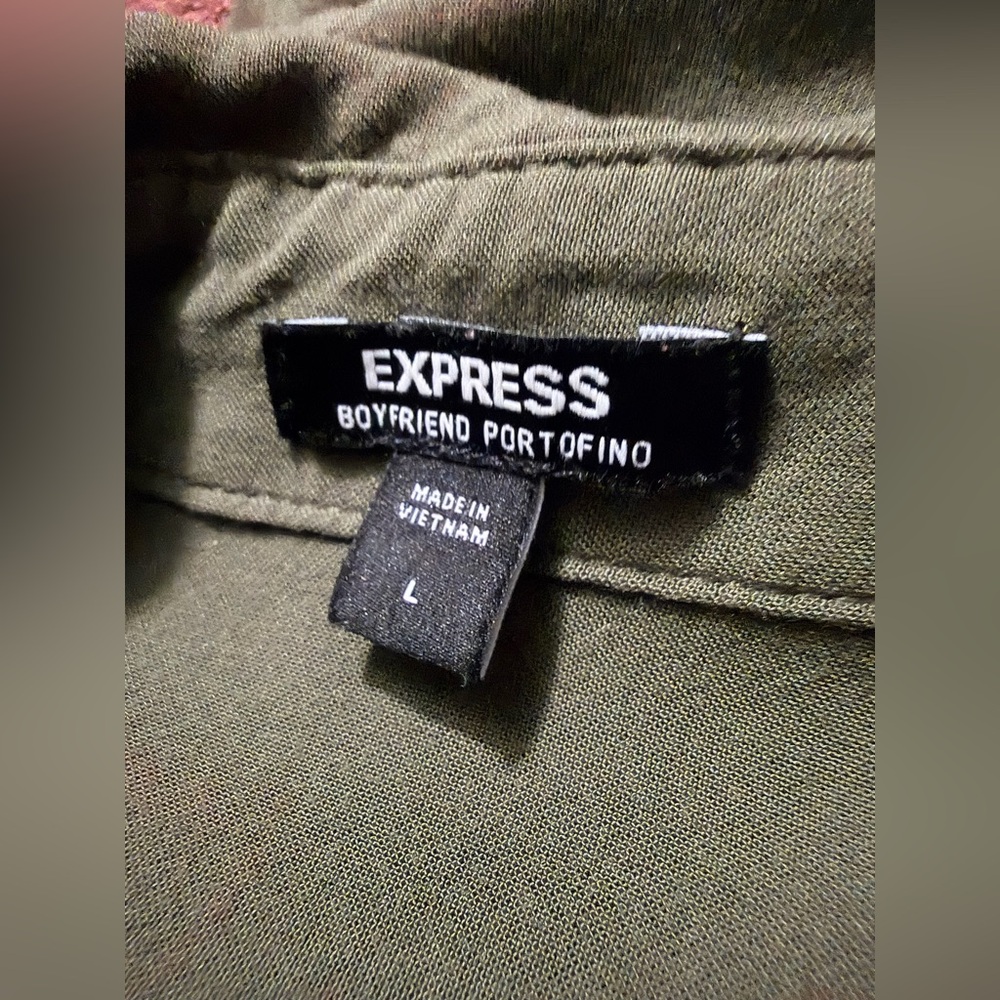 Express olive blouse - Picture 5 of 7